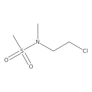 N-(2-chloroethyl)-N-methylmethanesulfonamide结构式