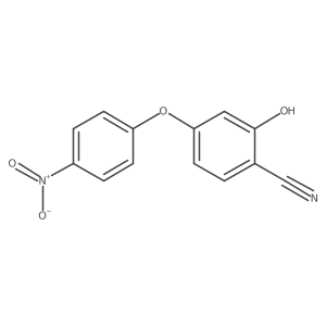 2-Hydroxy-4-[(4-nitrophenyl)oxy]benzonitrile Structure