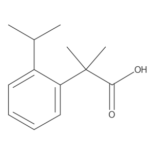 2-Methyl-2-[2-(propan-2-yl)phenyl]propanoic acid Structure