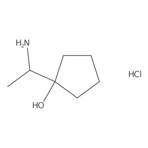 1-((R)-1-amino-ethyl)-cyclopentanol hydrochloride Structure