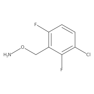 O-[(3-Chloro-2,6-difluorophenyl)methyl]hydroxylamine结构式