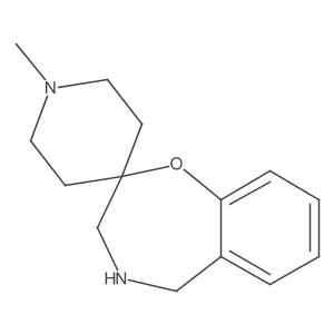 1'-methyl-4,5-dihydro-3H-spiro[1,4-benzoxazepine-2,4'-piperidine] Structure