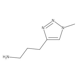 3-(1-Methyl-1H-1,2,3-triazol-4-yl)propan-1-amine结构式