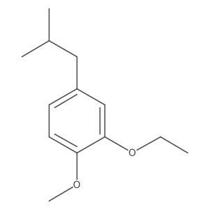 2-Ethoxy-1-methoxy-4-(2-methylpropyl)benzene Structure