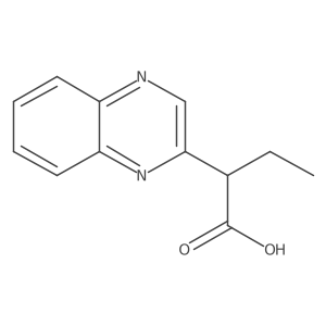 2-(Quinoxalin-2-yl)butanoic acid结构式