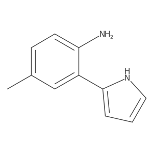 4-methyl-2-(1H-pyrrol-2-yl)aniline Structure