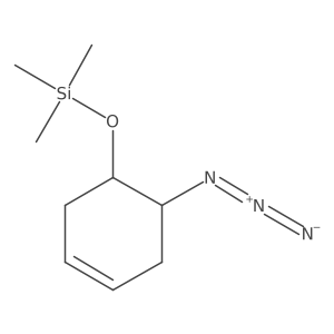 Silane, [[(1R,6R)-6-azido-3-cyclohexen-1-yl]oxy]trimethyl-, rel-结构式