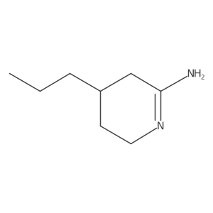 4-Propyl-piperidin-(2Z)-ylideneamine结构式