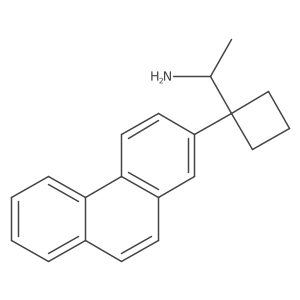 I+/--Methyl-1-(2-phenanthrenyl)cyclobutanemethanamine结构式