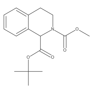 1-(1,1-Dimethylethyl) 2-methyl 3,4-dihydro-1,2(1h)-isoquinolinedicarboxylate结构式