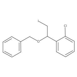 1-[1-(Benzyloxy)-2-iodoethyl]-2-chlorobenzene Structure