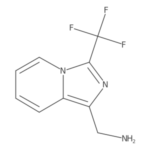 (3-(Trifluoromethyl)imidazo[1,5-a]pyridin-1-yl)methanamine结构式