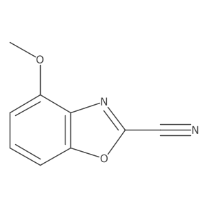 2-Benzoxazolecarbonitrile, 4-methoxy- Structure