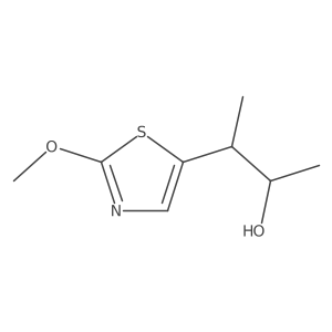 3-(2-Methoxy-1,3-thiazol-5-yl)butan-2-ol结构式