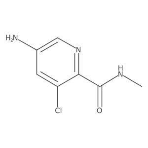 5-Amino-3-chloro-n-methyl-2-pyridinecarboxamide Structure