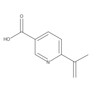6-(Prop-1-EN-2-YL)nicotinicacid Structure