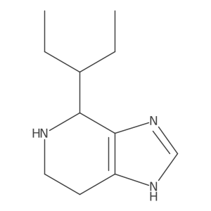 4-(1-ethylpropyl)-4,5,6,7-tetrahydro-1H-imidazo[4,5-c]pyridine结构式