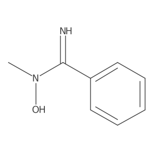 N'-methyl-N'-oxobenzenecarboximidamide Structure