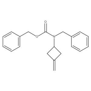 Benzyl benzyl(3-methylenecyclobutyl)carbamate Structure