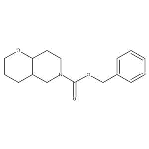 6-Cbz-octahydro-2H-pyrano[3,2-c]pyridine结构式