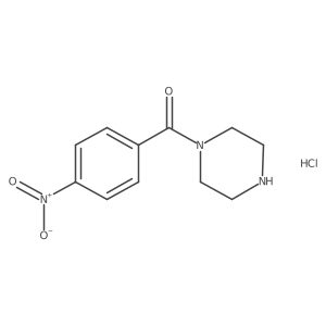 1-(4-Nitrobenzoyl)piperazine hydrochloride Structure