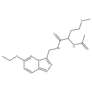 2-acetamido-N-((6-ethoxy-[1,2,4]triazolo[4,3-b]pyridazin-3-yl)methyl)-4-(methylthio)butanamide Structure