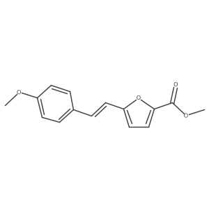 Methyl 5-[2-(4-methoxyphenyl)vinyl]furan-2-carboxylate Structure