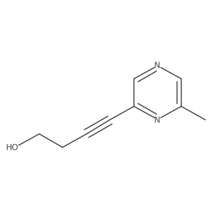 4-(6-Methylpyrazin-2-yl)but-3-yn-1-ol Structure
