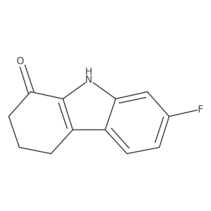 7-Fluoro-2,3,4,9-tetrahydro-1H-carbazol-1-one Structure