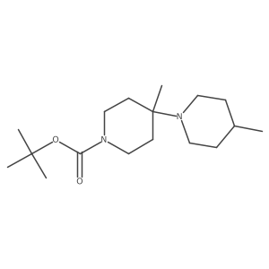 Tert-butyl 4,4'-dimethyl-[1,4'-bipiperidine]-1'-carboxylate结构式