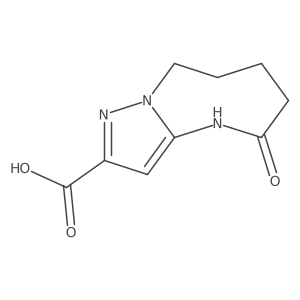 5-oxo-4H,5H,6H,7H,8H,9H-pyrazolo[1,5-a][1,3]diazocine-2-carboxylic acid结构式