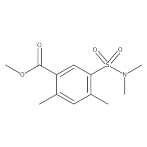 Methyl 5-(dimethylsulfamoyl)-2,4-dimethylbenzoate结构式
