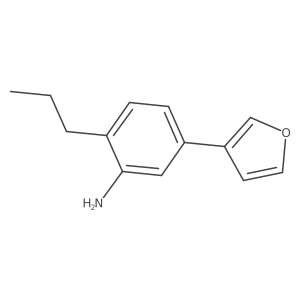 5-(Furan-3-yl)-2-propylaniline结构式