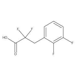 3-(2,3-Difluorophenyl)-2,2-difluoropropanoic acid Structure