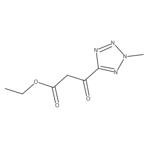 ethyl 3-(2-methyl-2H-1,2,3,4-tetrazol-5-yl)-3-oxopropanoate Structure