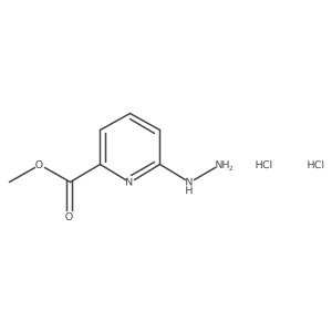 Methyl 6-hydrazineylpicolinate dihydrochloride Structure