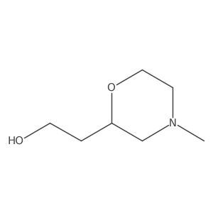 (R)-2-(4-Methylmorpholin-2-yl)ethan-1-ol Structure