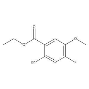 Ethyl 2-bromo-4-fluoro-5-methoxybenzoate Structure