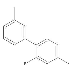 2-Fluoro-4-methyl-1-(3-methylphenyl)benzene结构式