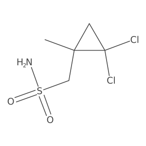 (2,2-Dichloro-1-methylcyclopropyl)methanesulfonamide结构式