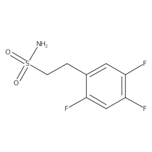 2-(2,4,5-Trifluorophenyl)ethane-1-sulfonamide Structure