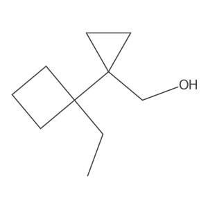 [1-(1-Ethylcyclobutyl)cyclopropyl]methanol结构式