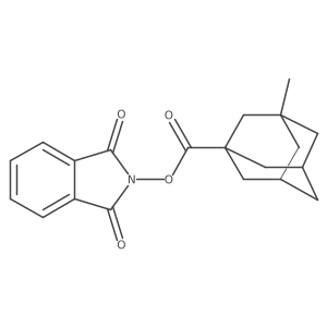 1,3-dioxo-2,3-dihydro-1H-isoindol-2-yl 3-methyladamantane-1-carboxylate Structure