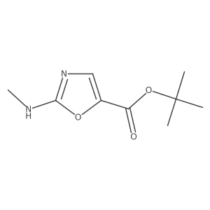 Tert-butyl 2-(methylamino)-1,3-oxazole-5-carboxylate Structure