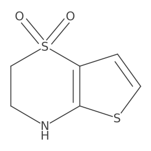 3,4-Dihydro-2H-thieno[3,2-b][1,4]thiazine 1,1-dioxide Structure