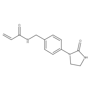 N-[[4-(2-Oxoimidazolidin-1-yl)phenyl]methyl]prop-2-enamide Structure