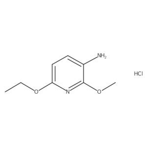6-Ethoxy-2-methoxypyridin-3-amine;hydrochloride Structure