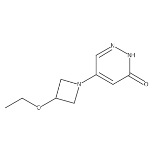 5-(3-Ethoxy-1-azetidinyl)-3(2H)-pyridazinone结构式