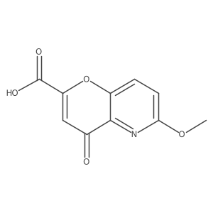6-methoxy-4-oxo-4H-Pyrano[3,2-b]pyridine-2-carboxylic acid Structure