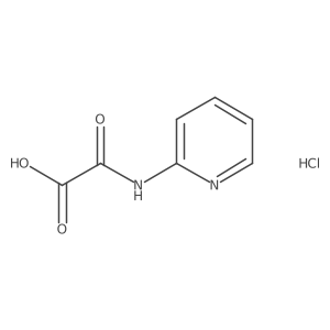 N-(2-Pyridinyl)oxamic Acid Hydrochloride结构式